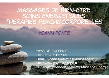 Bien-être: Massages, énergétique et thérapies, Yoann Fonte 